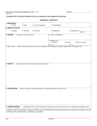 Form JC81 Request for Court Appointed Appellate Counsel - Michigan, Page 2