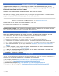 Training Application - Trade Adjustment Assistance - Minnesota, Page 5