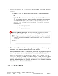 Instructions for Form CSX1105 Agreement and Order to Waive (Or Partially Waive) Cost-Of-Living Adjustment - Minnesota, Page 5