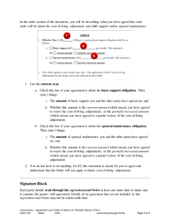 Instructions for Form CSX1105 Agreement and Order to Waive (Or Partially Waive) Cost-Of-Living Adjustment - Minnesota, Page 6