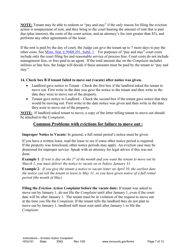 Form HOU101 Instructions - Eviction Action Complaint - Minnesota, Page 7