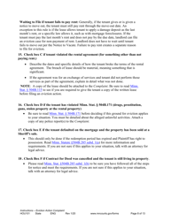 Form HOU101 Instructions - Eviction Action Complaint - Minnesota, Page 8