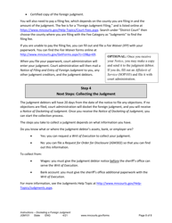 Form JGM101 Instructions - Docketing a Foreign Judgment - Minnesota, Page 8