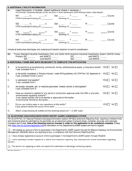 Form A (MO780-1479) Application for Nondomestic Permit Under Missouri Clean Water Law - Missouri, Page 2