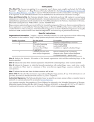 Form 50B Schedule I Registration of a Bingo Premises - Nebraska, Page 2
