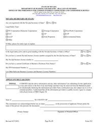 Form 522 Alternative Dispute Resolution Mediator Application Form - Nevada, Page 5