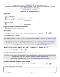 Form 522A Alternative Dispute Resolution Referee/Arbitrator Application Form - Nevada, Page 4