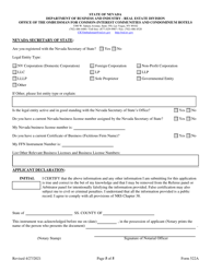 Form 522A Alternative Dispute Resolution Referee/Arbitrator Application Form - Nevada, Page 5