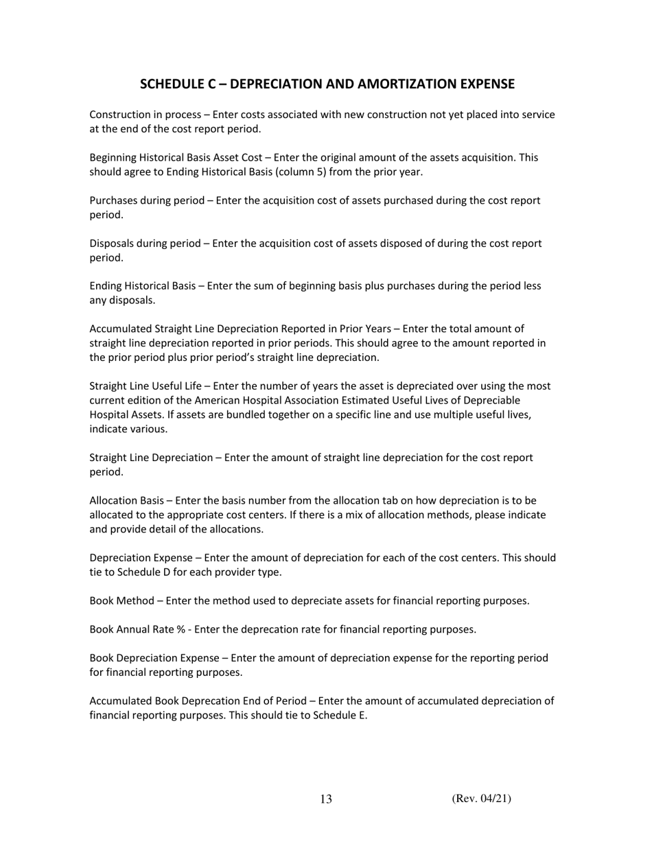 Instructions for Financial and Statistical Report - Iowa, Page 13