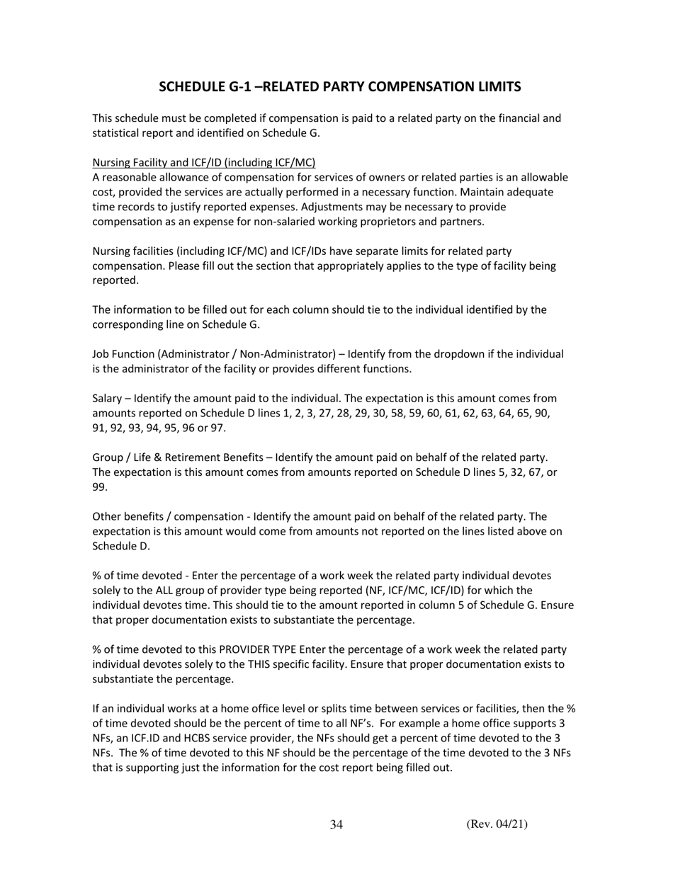 Instructions for Financial and Statistical Report - Iowa, Page 34