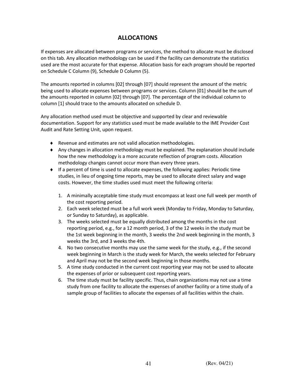 Instructions for Financial and Statistical Report - Iowa, Page 41