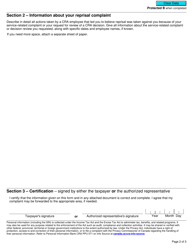 Form RC459 Reprisal Complaint - Canada, Page 2