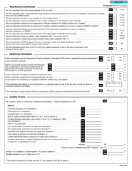 Form T2 Corporation Income Tax Return (2020 and Later Tax Years) - Canada, Page 3