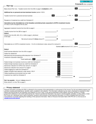 Form T2 Corporation Income Tax Return (2020 and Later Tax Years) - Canada, Page 8