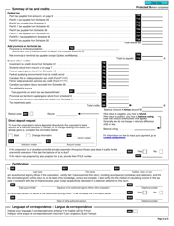 Form T2 Corporation Income Tax Return (2020 and Later Tax Years) - Canada, Page 9