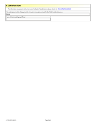 Form 4.11E Master File (Mf) Application Fee Form for Human Drugs - Canada, Page 2