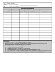 Application for Pesticide Application Permit - Prince Edward Island, Canada, Page 3