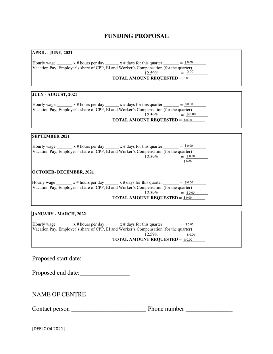 Special Needs Grant Application - Prince Edward Island, Canada, Page 5