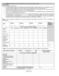 Application Form - Grape Industry Development Program - New Brunswick, Canada, Page 2