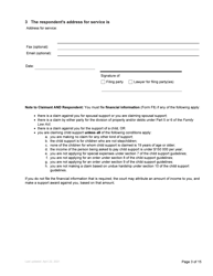 Form F5 Counterclaim - British Columbia, Canada, Page 3