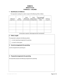 Form F5 Counterclaim - British Columbia, Canada, Page 9