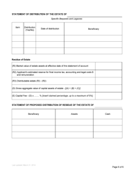 Form P40 Statement of Account Affidavit - British Columbia, Canada, Page 6