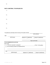 Form P43 Petition to the Court - Estate Proceedings - British Columbia, Canada, Page 5