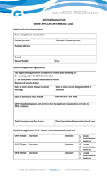 &quot;Ngo Stabilization Fund Grant Application Form&quot; - Northwest Territories, Canada, 2022