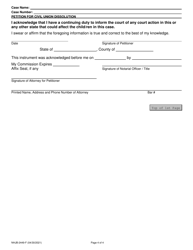 Form NHJB-2449-F Petition for Civil Union Dissolution - New Hampshire, Page 4