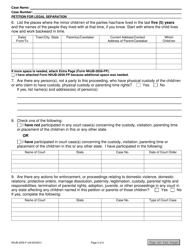 Form NHJB-2059-F Petition for Legal Separation - New Hampshire, Page 2