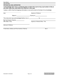 Form NHJB-2059-F Petition for Legal Separation - New Hampshire, Page 4