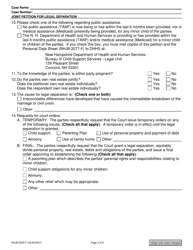 Form NHJB-2060-F Joint Petition for Legal Separation - New Hampshire, Page 3