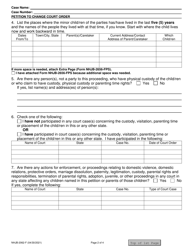 Form NHJB-2062-F Petition to Change Court Order - New Hampshire, Page 2