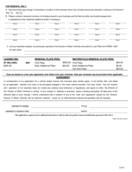 Form RDMV735 Application for Retail Dealer License and Registration - New Hampshire, Page 5
