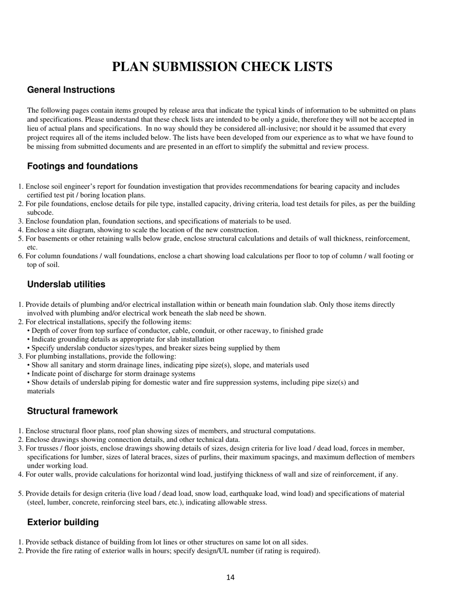 Plan Review Instructions - New Jersey, Page 14