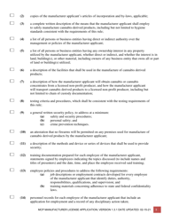 Medical Cannabis Program Manufacturer Application - New Mexico, Page 3
