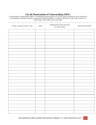 Medical Cannabis Program Manufacturer Application - New Mexico, Page 8