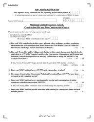Ms4 Municipal Compliance Certification and Annual Report Form - New York, Page 22
