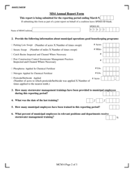 Ms4 Municipal Compliance Certification and Annual Report Form - New York, Page 31