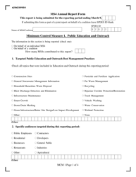 Ms4 Municipal Compliance Certification and Annual Report Form - New York, Page 8