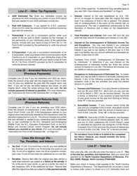 Instructions for Form D-400, D-400TC Schedule 3, A, AM, PN, PN-1 - North Carolina, Page 17