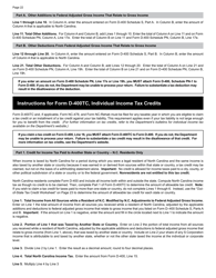 Instructions for Form D-400, D-400TC Schedule 3, A, AM, PN, PN-1 - North Carolina, Page 24