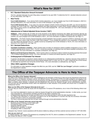 Instructions for Form D-400, D-400TC Schedule 3, A, AM, PN, PN-1 - North Carolina, Page 5