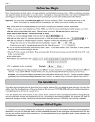 Instructions for Form D-400, D-400TC Schedule 3, A, AM, PN, PN-1 - North Carolina, Page 6