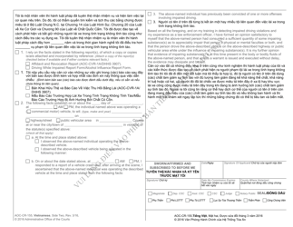 Form AOC-CR-155 Search Warrant for Blood or Urine in Dwi Cases - North Carolina (English/Vietnamese), Page 4