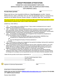 Targeted Case Management Application Checklists &amp; Attestations - North Dakota, Page 19