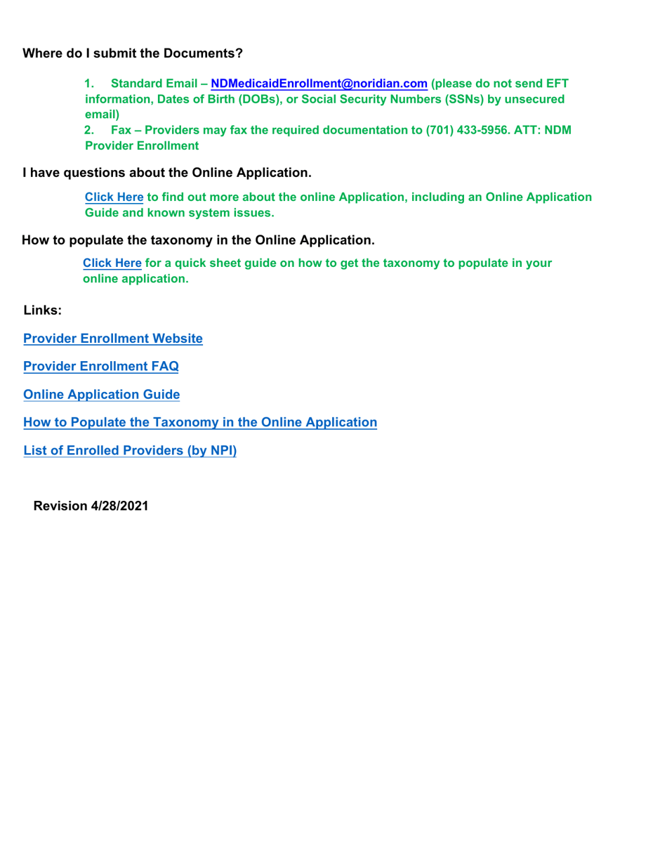 Targeted Case Management Application Checklists  Attestations - North Dakota, Page 23