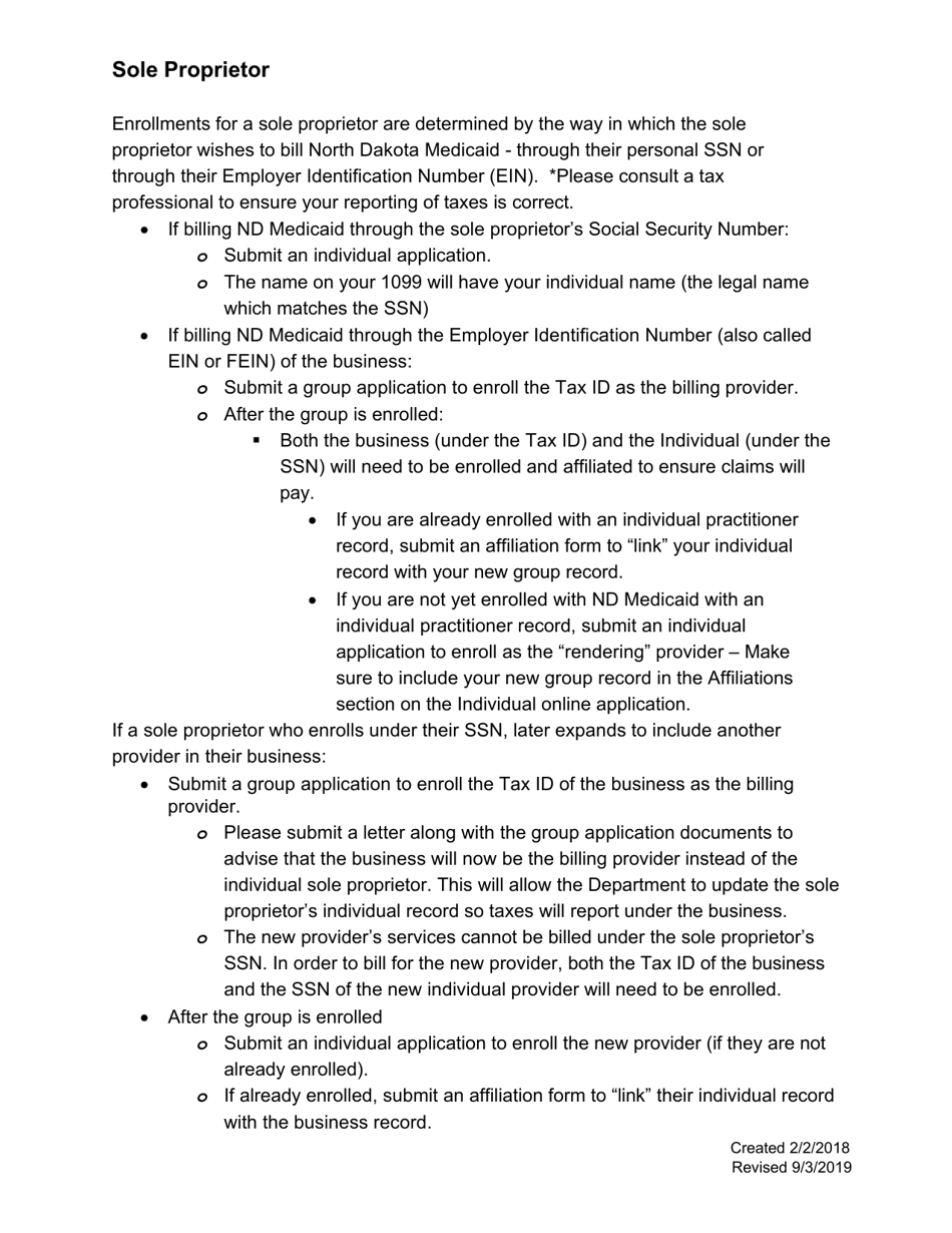 Targeted Case Management Application Checklists  Attestations - North Dakota, Page 26