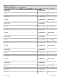 Form REPL-19-0003 In-state Home Inspector Application - Ohio, Page 6