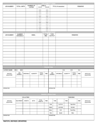 16 AF Form 215 Request for Reprographics Service, Page 2